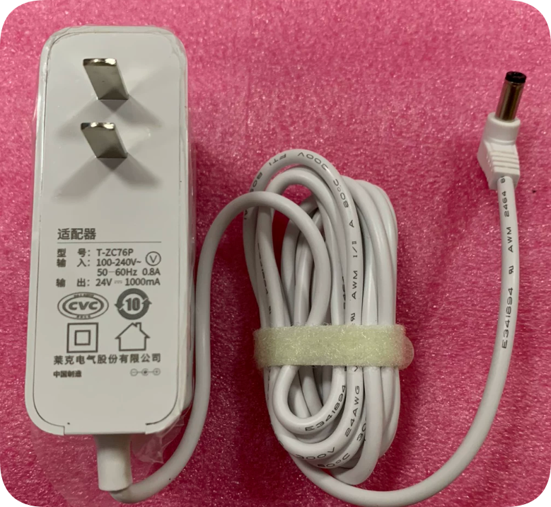 *Brand NEW* LEXY T-ZC76P Power Adapter 24V 1000mA Charger Cable For LEXY F301 F401 F501D